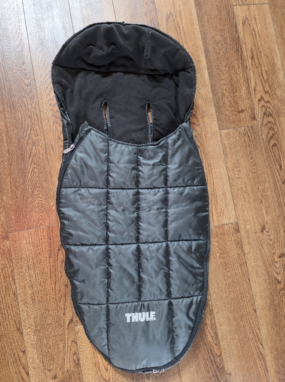 Thule Black Quilted Baby Stroller Footmuff
